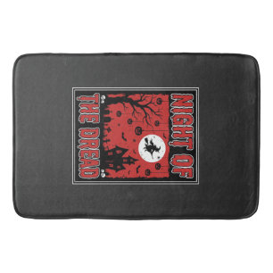 Halloween Night of the Dread Haunted House Bath Mat