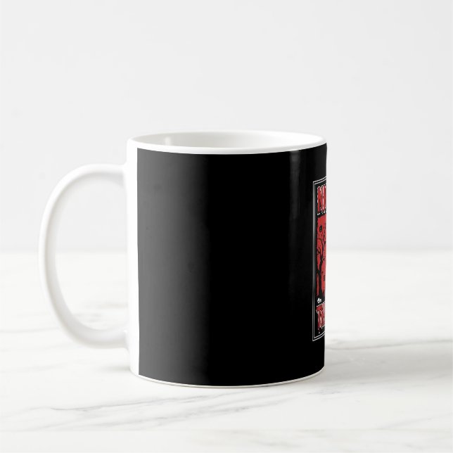 Halloween Night of the Dread Haunted House Coffee Mug (Left)