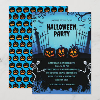 Halloween Night Party Invitation