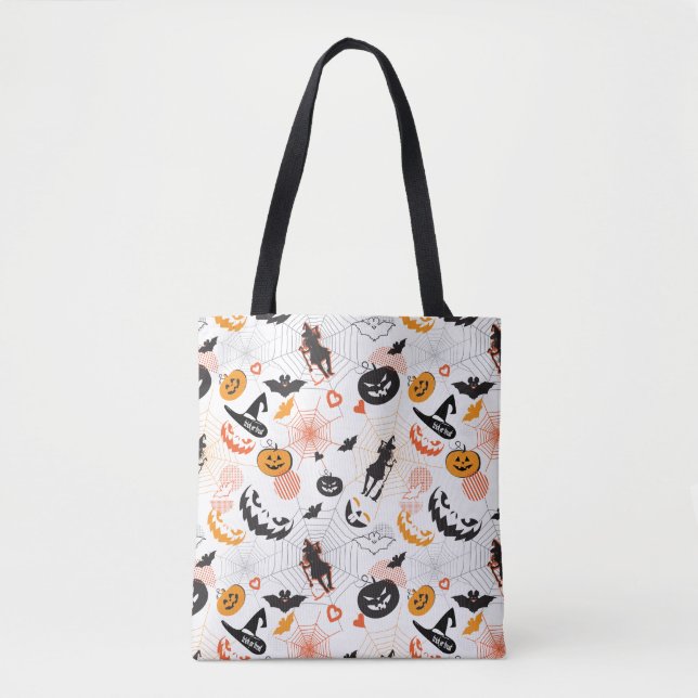 Halloween Night Party Trendy Tote Bag (Front)