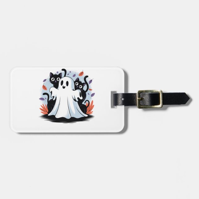 Halloween Night Prowl Luggage Tag (Front Horizontal)