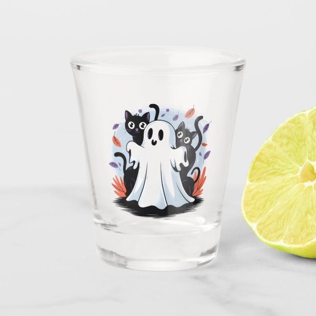 Halloween Night Prowl Shot Glass (Front)