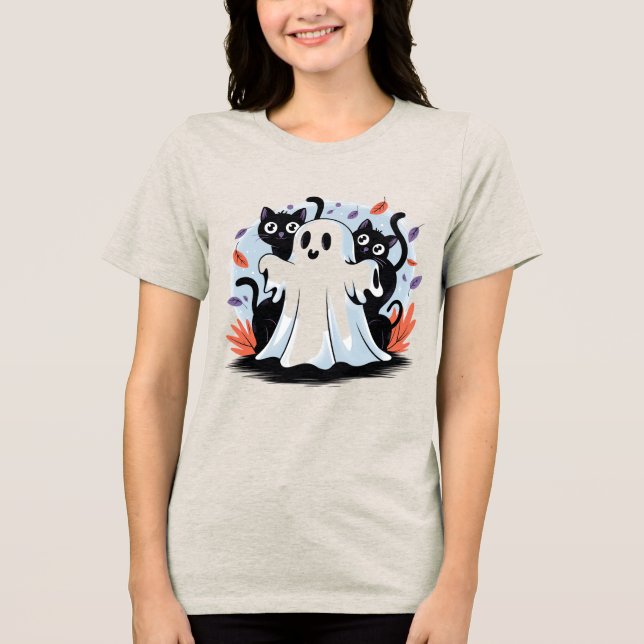 Halloween Night Prowl Tri-Blend Shirt (Front)