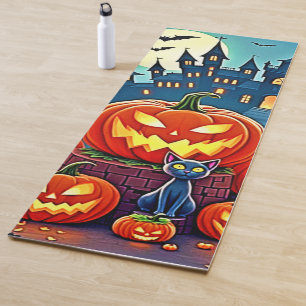 Halloween Night: Spooky Fun Art Yoga Mat