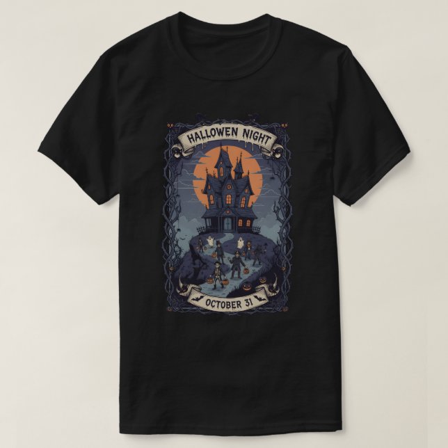 Halloween Night  T-Shirt (Design Front)