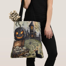 Halloween Night :The Scary Black Pumpkin Guards
