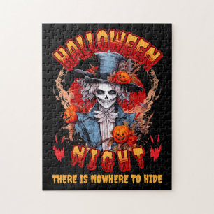 Halloween Night There Is Nowhere To Hide Jigsaw Puzzle