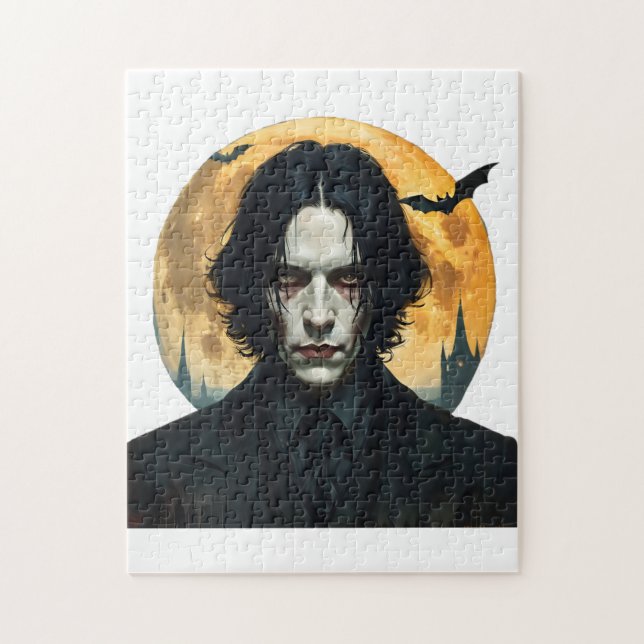 Halloween Night - Vampire Rising Jigsaw Puzzle (Vertical)