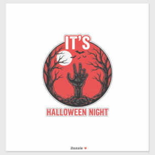 Halloween Night Vintage Engraving Vector Design_1