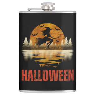 HALLOWEEN NIGHT WITCH HIP FLASK