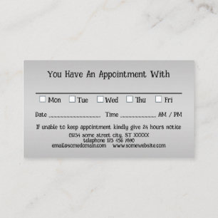 Halloween night with Haunted House, Bats, Pumpkins Appointment Card