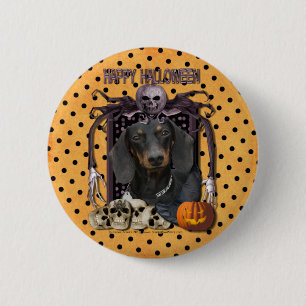 Halloween Nightmare - Dachshund - Winston 6 Cm Round Badge