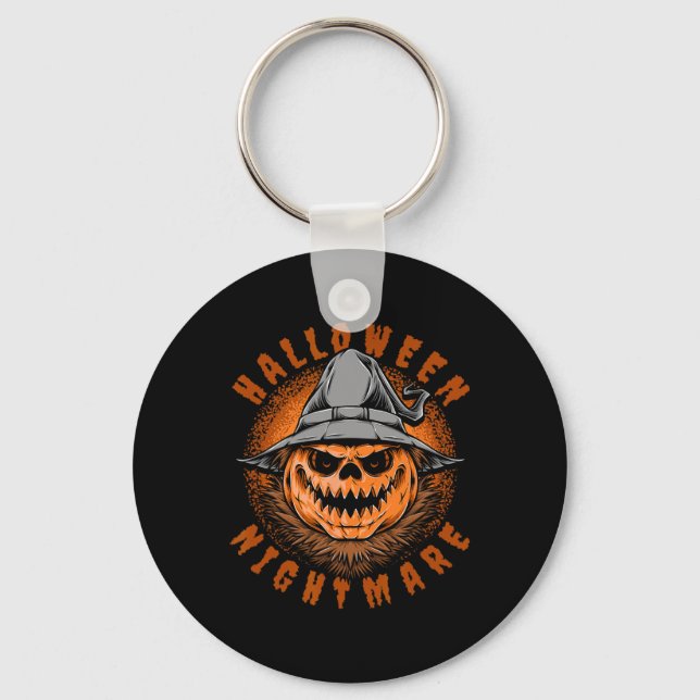 Halloween Nightmare Halloween Costume Key Ring (Front)