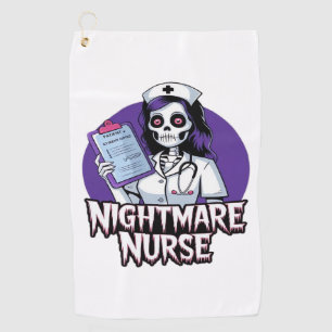 Halloween Nightmare Nurse Classic T-Shirt Golf Towel