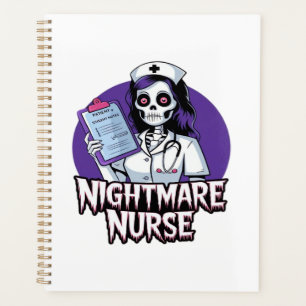 Halloween Nightmare Nurse Classic T-Shirt Planner