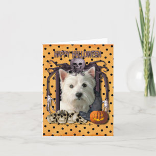 Halloween Nightmare - Westie Card