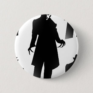halloween nosferatu 6 cm round badge