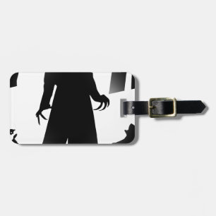 halloween nosferatu luggage tag