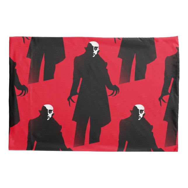 halloween nosferatu pillow case pillowcase (Back)