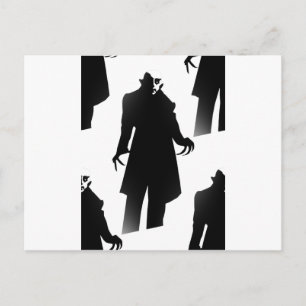 halloween nosferatu postcard