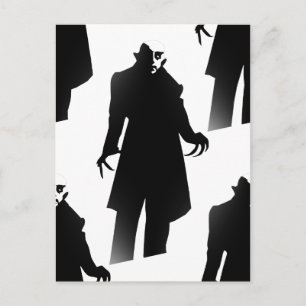 halloween nosferatu postcard