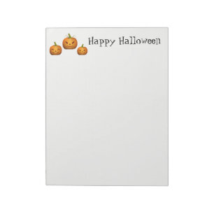 Halloween Notepad Pumpkins