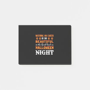 Halloween Nothing On Earth Post-it Notes