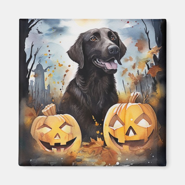 Halloween Nova Scotia With Pumpkins Scary  Magnet (Front)