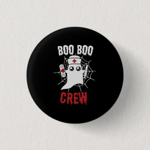 Halloween Nurse Boo Boo Crew Birthday 3 Cm Round Badge