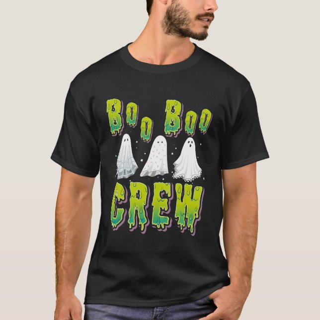 Halloween Nurse - Boo-Boo Crew T-Shirt (Front)