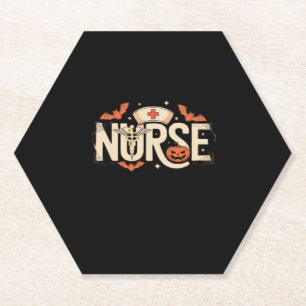 Halloween nurse Classic T-Shirt Paper Coaster