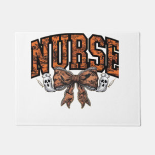 Halloween Nurse Coquette Bow Spooky Classic T-Shir Doormat