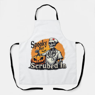 Halloween Nurse Design Oversized T-Shirt Apron
