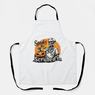 Halloween Nurse Design Oversized T-Shirt Apron