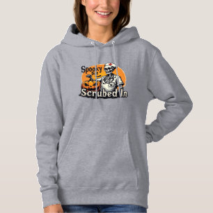 Halloween Nurse Design Oversized T-Shirt Hoodie