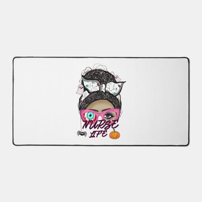 Halloween Nurse Desk Mat (Front)