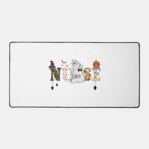 Halloween nurse desk mat