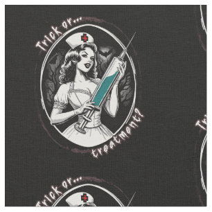 Halloween Nurse Fabric