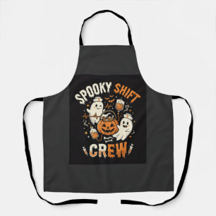 Halloween Nurse Ghost Squad Apron