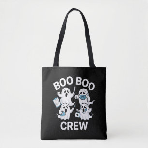 Halloween Nurse Gift Boo Boo Crew Nurse Tote Bag