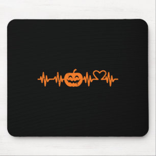 Halloween Nurse Heartbeat Pumpkin Costume Scrub To Mouse Mat