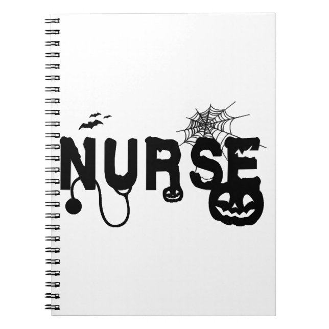 Halloween Nurse Hospital Notebook (Front)