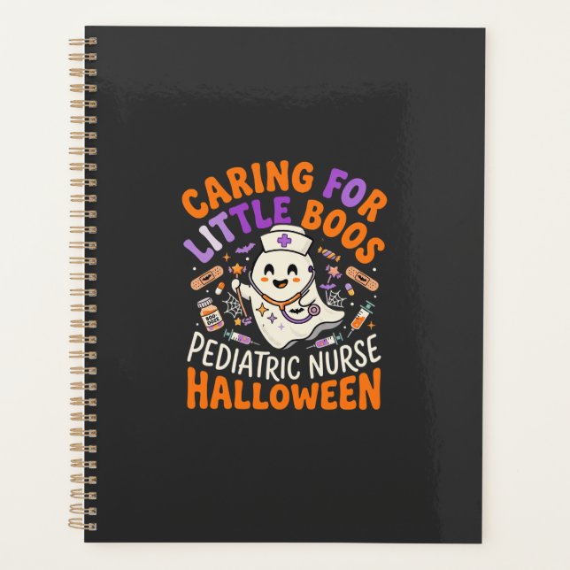 Halloween Nurse Little Boos Planner (Front)