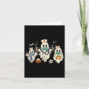 Halloween Nurse Nursing Funny Health Worker Rn Gho Card