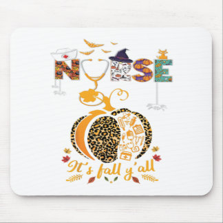 Halloween Nurse Nursing Thanksgiving Health Worker Mouse Mat