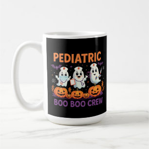 Halloween Nurse Paediatrics Boo Boo Crew Funny Spo Coffee Mug