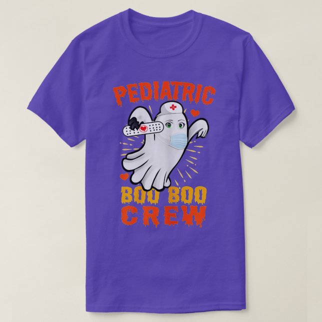 Halloween Nurse Practitioner Boo Crew,Nurse Hallow T-Shirt (Design Front)