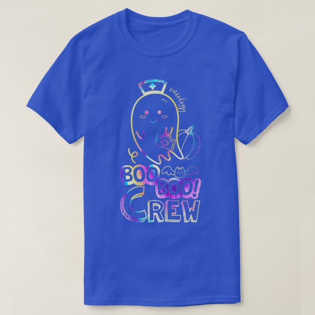 Halloween Nurse Practitioner Boo Crew,Nurse Hallow T-Shirt (Design Front)