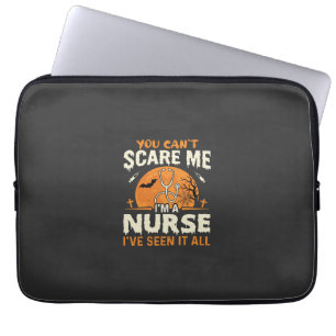Halloween Nurse Scare Me Laptop Sleeve
