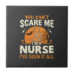 Halloween Nurse Scare Me Tile
